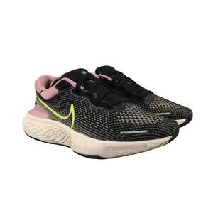 Nike Shoes Womens 9.5 Sneakers Athletic ZoomX Invisible Run Flyknit Black Pink